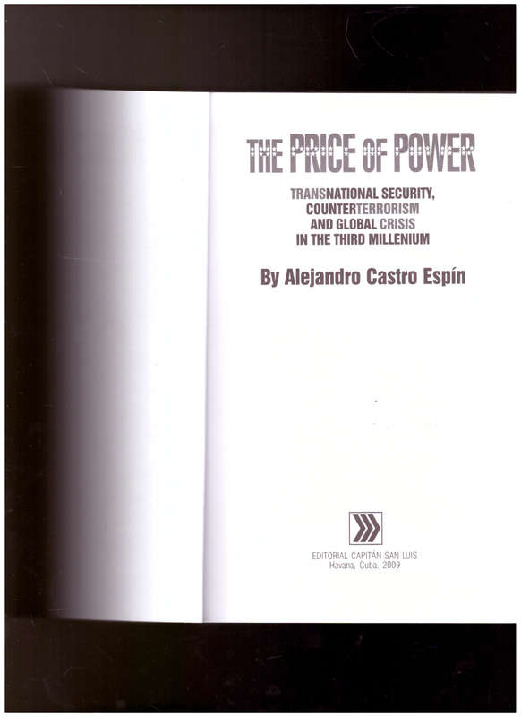 THE PRICE OF POWER