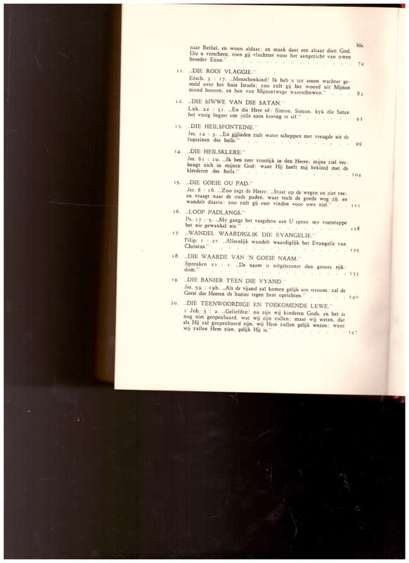 SONDAGSTILTE: 52 PREKE DEUR DS. J.S. THERON 1931