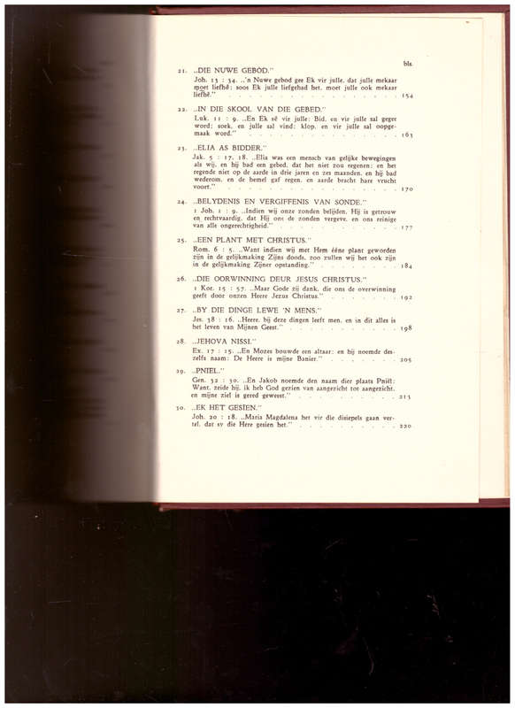 SONDAGSTILTE: 52 PREKE DEUR DS. J.S. THERON 1931