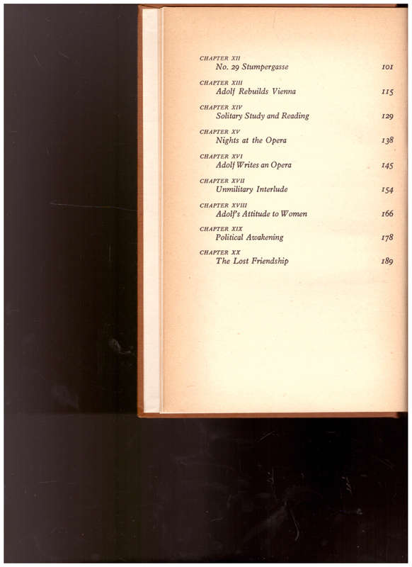 YOUNG HITLER: THE STORY OF OUR FRIENDSHIP by AUGUST KUBIZEK