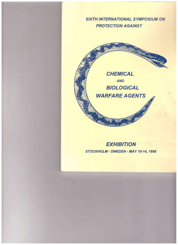 CHEMICAL AND BIOLOGICAL WARFARE AGENTS