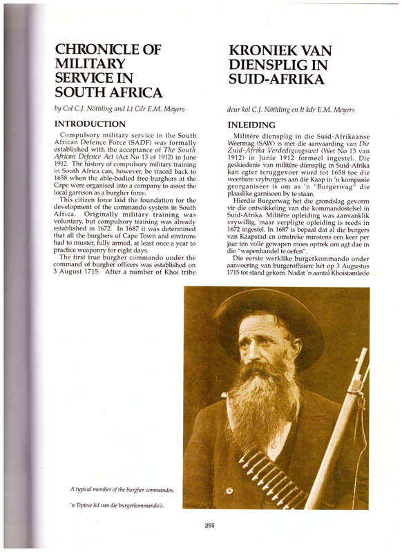 SUID-AFRIKAANSE WEERMAG OORSIG 1990