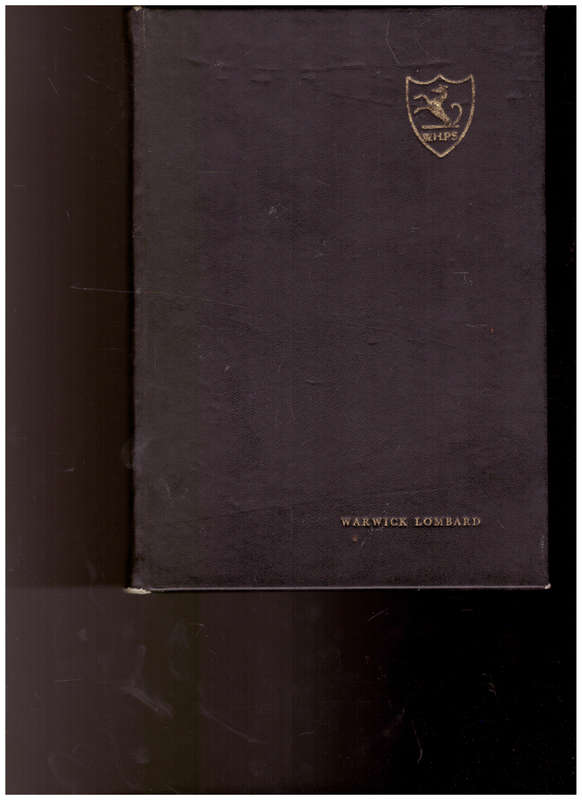 W.H.I.P.S. THE STORY OF A PREPARATORY SCHOOL, LIMITED TO 100 COPIES OF WHICH THIS IS NO. 12