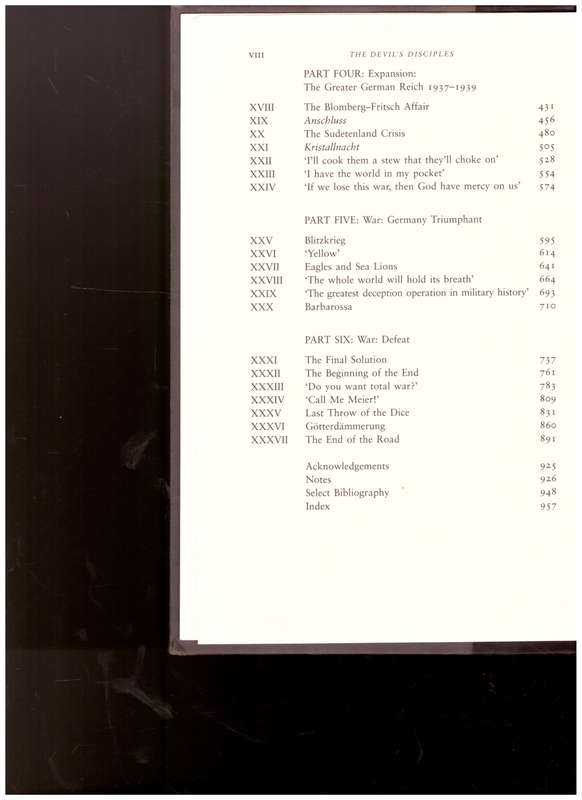 THE DEVIL`S DISCIPLES: HITLER`S INNER CIRCLE