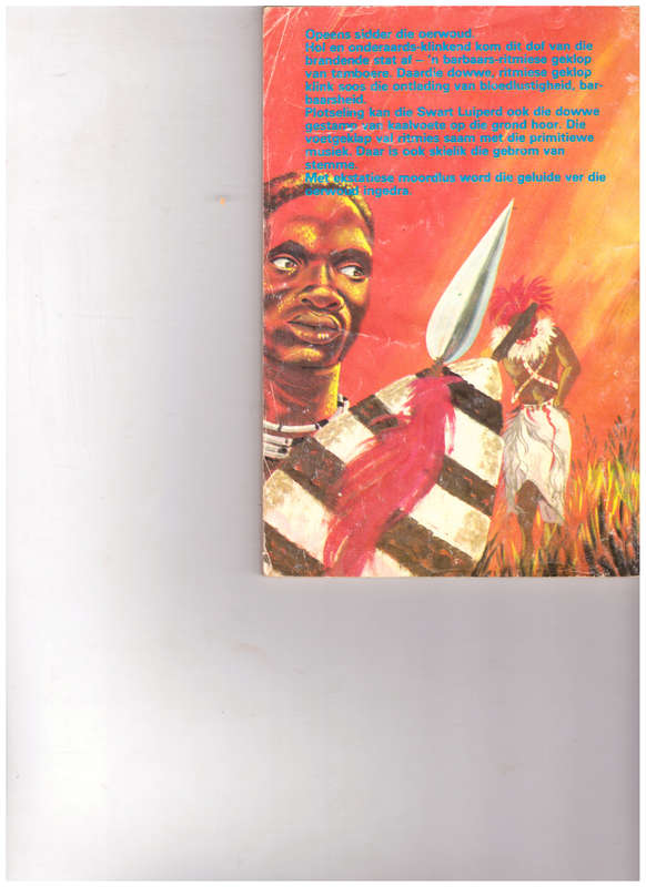 DIE SWART LUIPERD NO. 13 DIE DOOD KOM STIL, 1 STE UITG. 1979