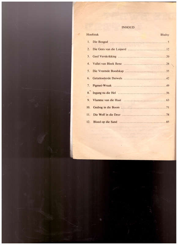 DIE SWART LUIPERD NO. 13 DIE DOOD KOM STIL, 1 STE UITG. 1979