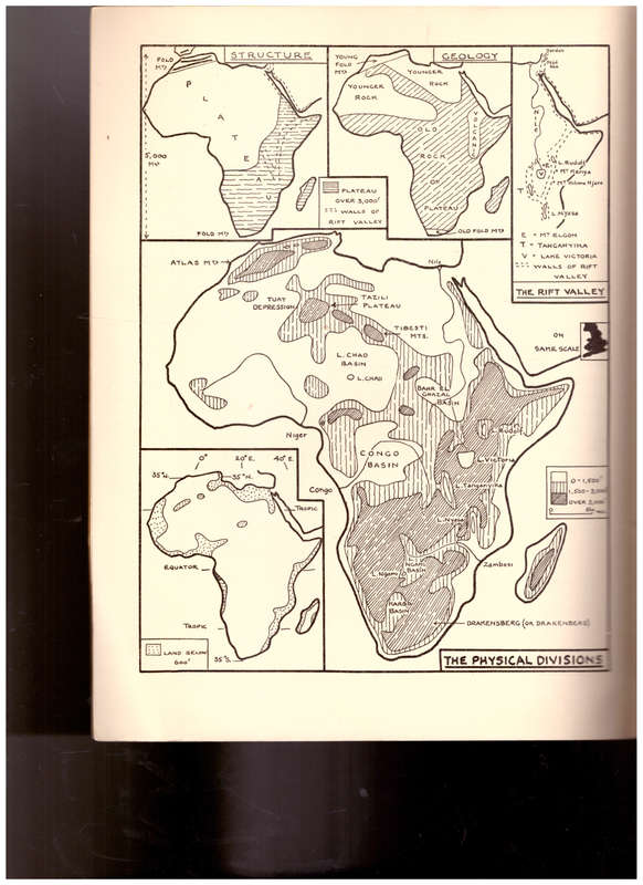 AFRICA: A GEOGRAPHY NOTE-BOOK 1937