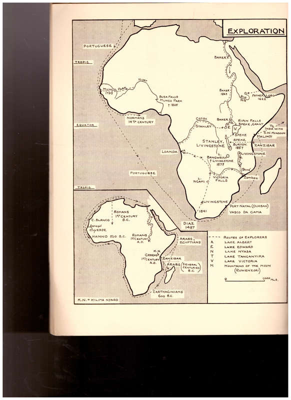 AFRICA: A GEOGRAPHY NOTE-BOOK 1937