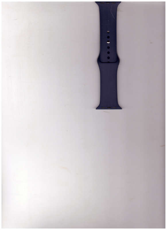 NAVY BLUE SILICONE STRAP FOR APPLE WATCH 42 MM NEW
