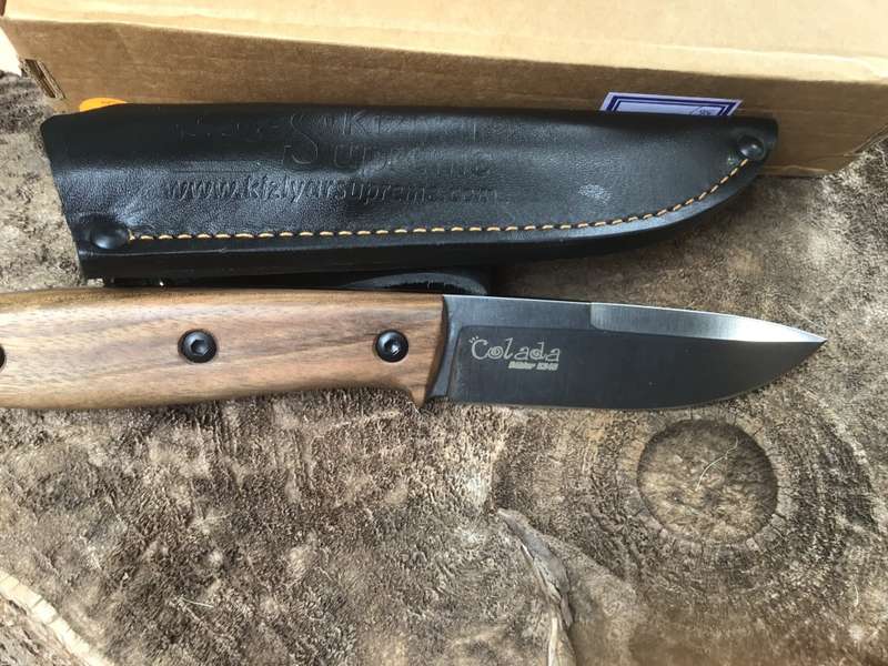 KIZLYAR SUPREME RUSSIAN TACTICAL KNIFE MODEL: COLADA WALNUT HANDLE BOHLER K340