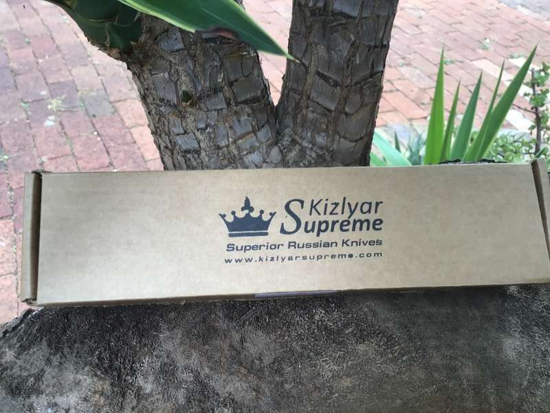 KIZLYAR SUPREME RUSSIAN TACTICAL KNIFE MODEL: COLADA CPM BLUE MICARTA HANDLE