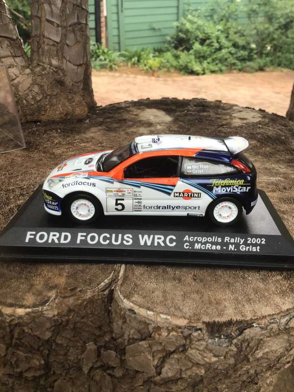 FORD FOCUS WRC ACROPOLIS RALLY 2002 C. McRAE-N. GRIST