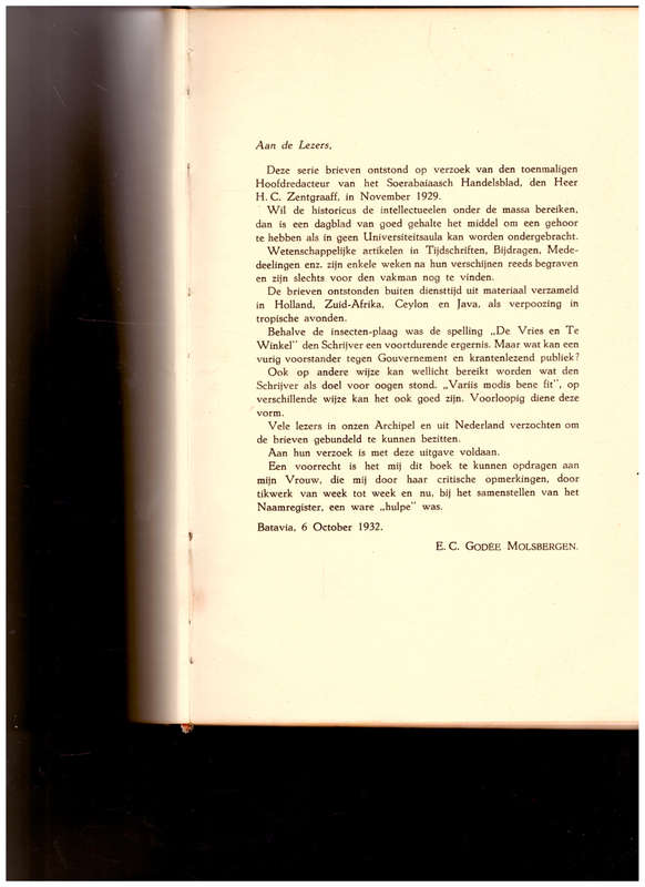 TIJDENS DE OOST- INDISCHECOMPAGNIE IN 2 VOLUMES, 1 STE UITG. 1932