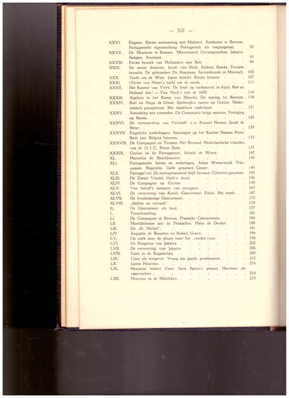 TIJDENS DE OOST- INDISCHECOMPAGNIE IN 2 VOLUMES, 1 STE UITG. 1932