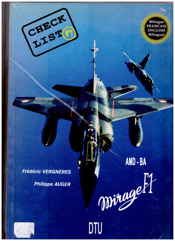 CHECK LIST NO. 1, MIRAGE F1