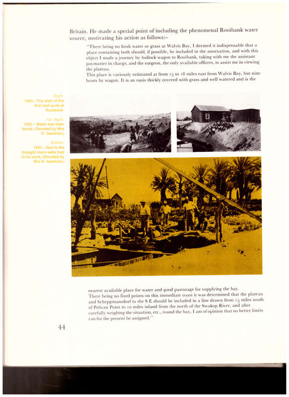 THE HISTORY OF THE PORT AND SETTLEMENT OF WALVIS BAY 1878-1978 *SIGNED* BY AUTHORS