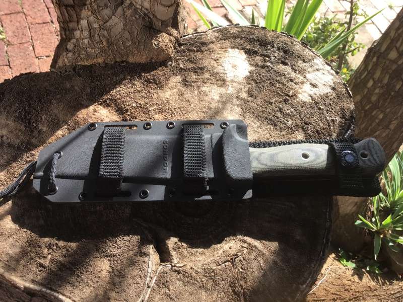 CONDOR CROTALUS KNIFE 5,5 CARBON STEEL BLADE, MICARTA HANDLE, KYDEX SHEATH CKT257-5