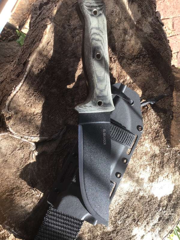 CONDOR CROTALUS KNIFE 5,5 CARBON STEEL BLADE, MICARTA HANDLE, KYDEX SHEATH CKT257-5