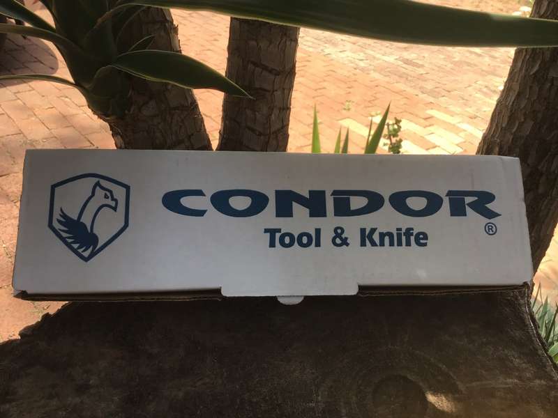 CONDOR LOW DRAG KNIFE 6,58 1075 CARBON STEEL BLADE, MICARTA HANDLE, WELTED LEATHER SHEATH CTK2814