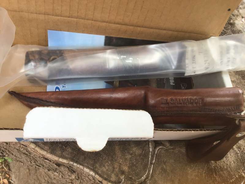 CONDOR INDIGENOUS PUUKKO KNIFE 3,9 1095 CARBON STEEL BLADE, WALNUT HANDLE, WELTED LEATHER SHEATH CT