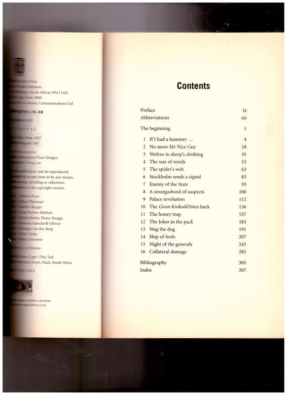 TOTAL ONSLAUGHT, APARTHEID`S DIRTY TRICKS EXPOSED