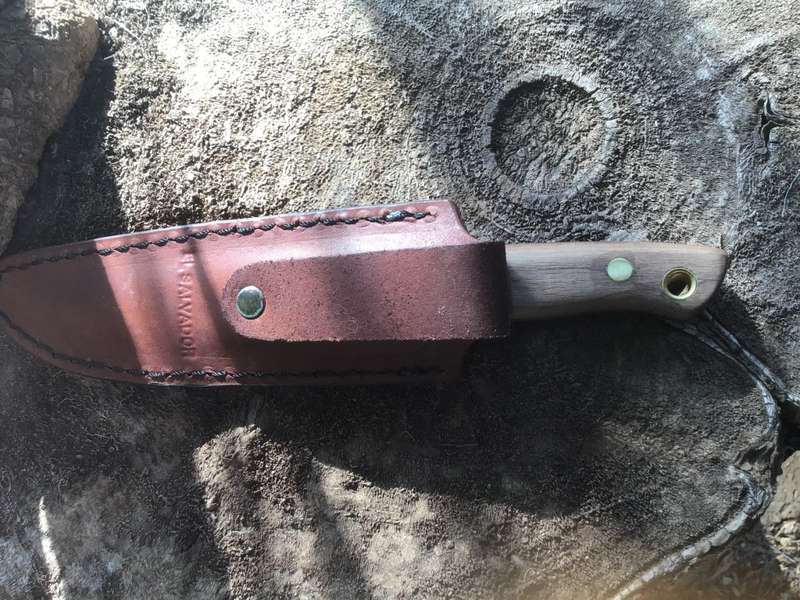 CONDOR MAYFLOWER KNIFE 3-4, WOOD HANDLE STAINLESS STEEL BLADE 440C