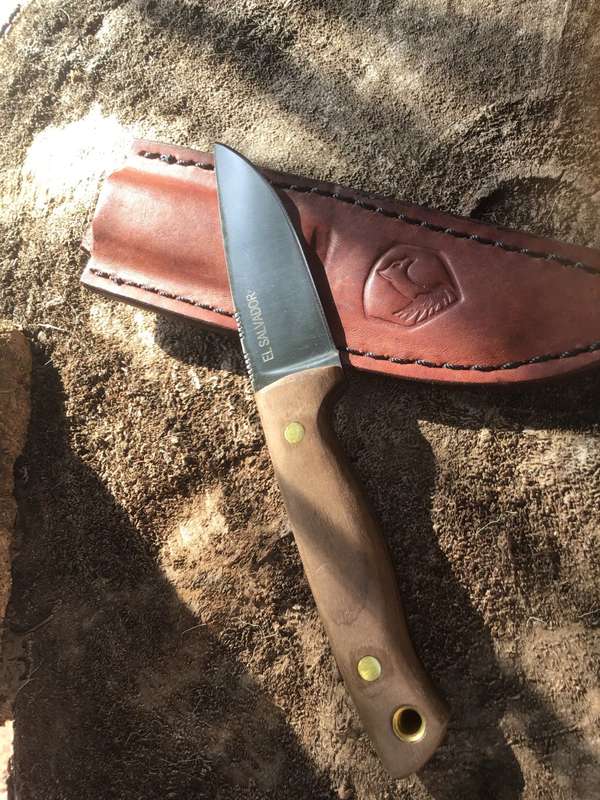 CONDOR MAYFLOWER KNIFE 3-4, WOOD HANDLE STAINLESS STEEL BLADE 440C