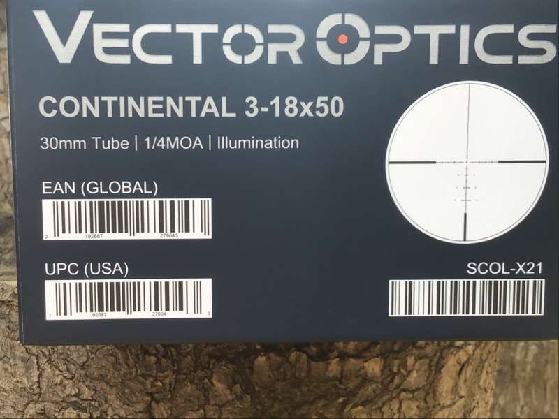 VECTOR OPTICS CONTINENTAL 3-18x50
