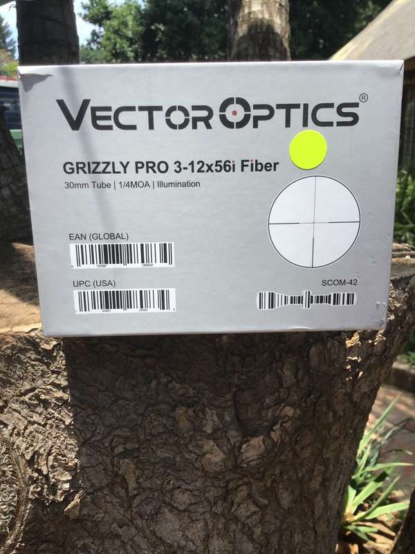 VECTOR OPTICS GRIZZLY 3-12x56i FIBER