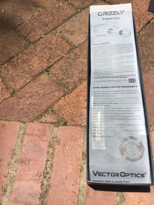 VECTOR OPTICS GRIZZLY 3-12x56i FIBER