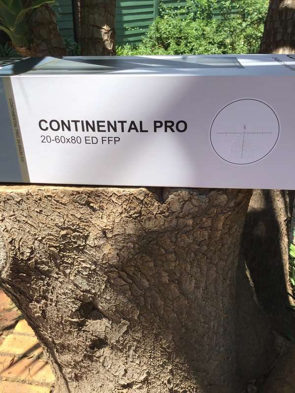 VECTOR OPTICS CONTINENTAL PRO SPOTTING SCOPE 20-60x80 ED FFP