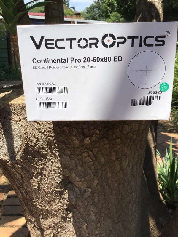 VECTOR OPTICS CONTINENTAL PRO SPOTTING SCOPE 20-60x80 ED FFP