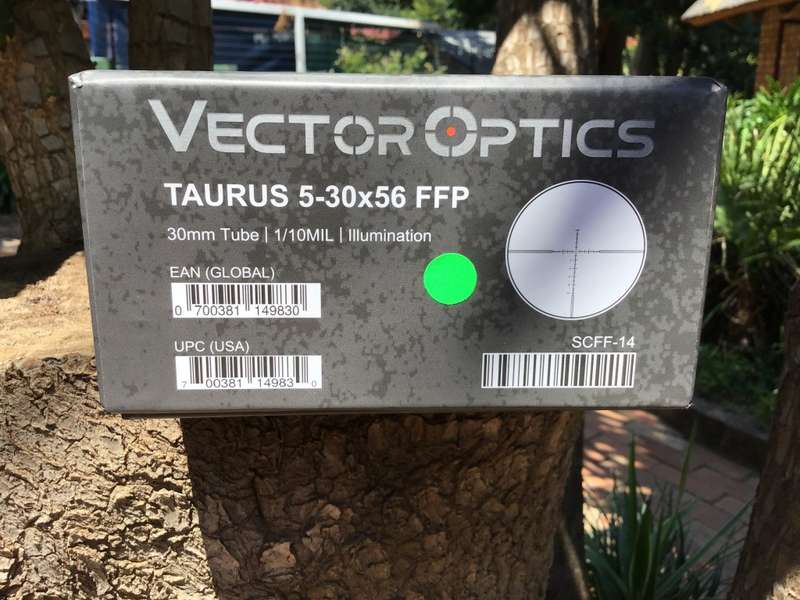 VECTOR OPTICS TAURUS 5-30x56 FIRST FOCAL PLANE SCOPE