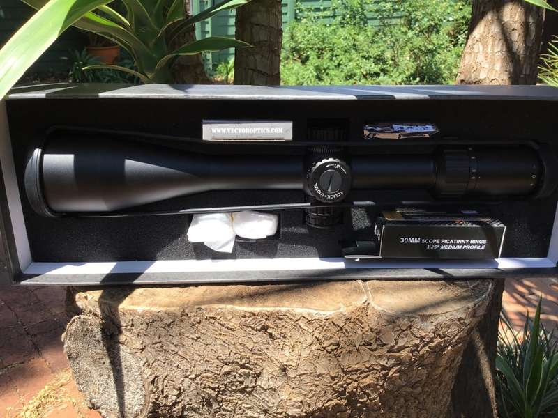 VECTOR OPTICS TAURUS 5-30x56 FIRST FOCAL PLANE SCOPE