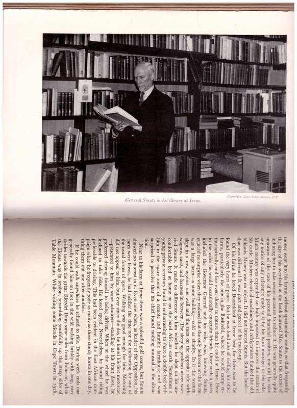 JAN SMUTS, BIOGRAPHY by F.S. CRAFFORD 1 ST ED. 1943
