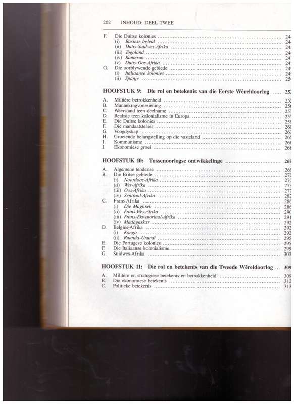 AFRIKA NOORD VAN DIE LIMPOPO, DIE IMPERIALE WEDERVARINGE SEDERT 1800