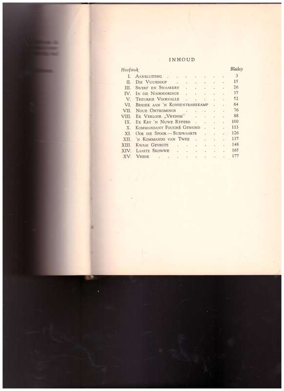 OOMBLIKKE VAN SPANNING 1 STE UITG. 1938