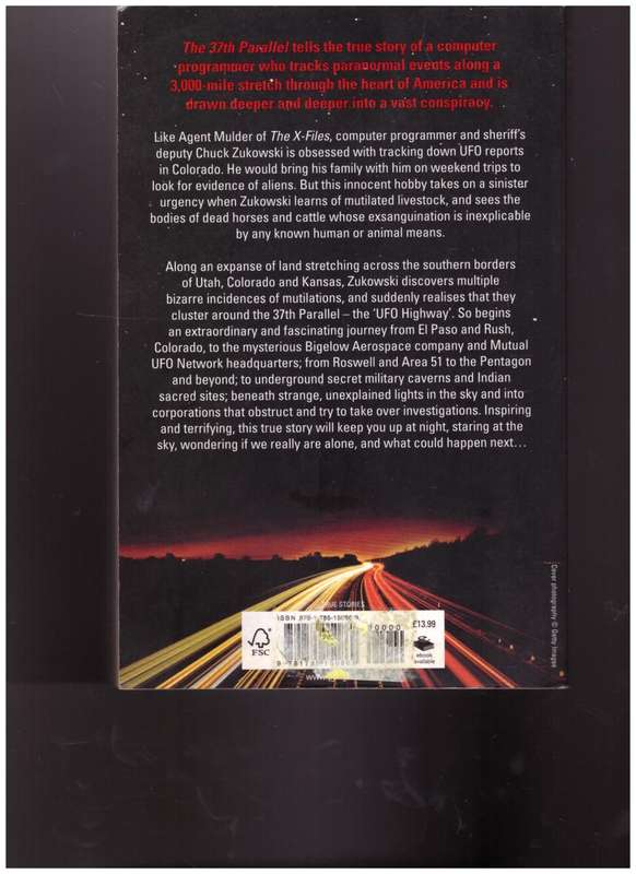 THE 37th PARALLEL, THE SECRET TRUTH BEHIND AMERICA`S UFO HIGHWAY by BEN MEZRICH