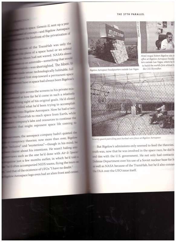 THE 37th PARALLEL, THE SECRET TRUTH BEHIND AMERICA`S UFO HIGHWAY by BEN MEZRICH