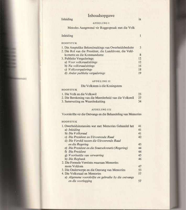 VOLKSREGERING IN DIE ZUID-AFRIKAANCHE REPUBLIEK: DIE ROL VAN MEMORIES