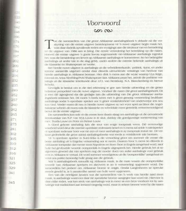 DIE GROOT AANHALINGSBOEK