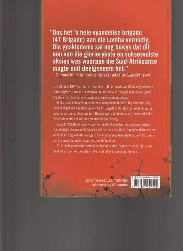 RATELS AAN DIE LOMBA, DIE STORIE VAN CHARLIE ESKADRON deur LEOPOLD SCHOLTZ