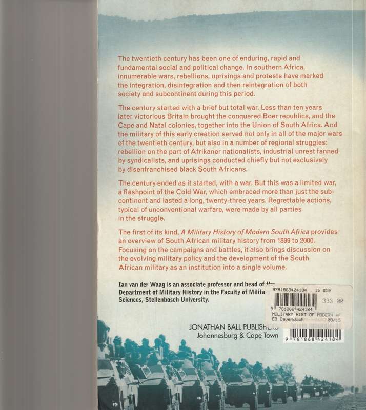 A MILITARY HISTORY OF MODERN SOUTH AFRICA