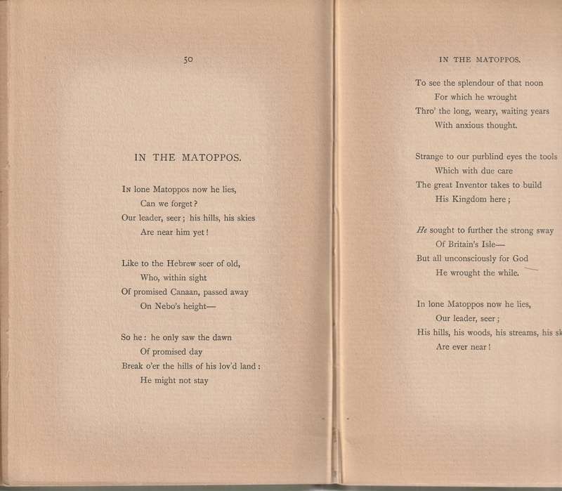 FOOTPATHS THRO` THE VELD & OTHER SONGS AND IDYLLS OF SOUTH AFRICA