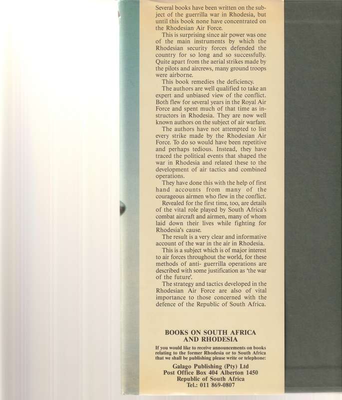 WAR IN THE AIR: RHODESIA AIR FORCE 1935-1980