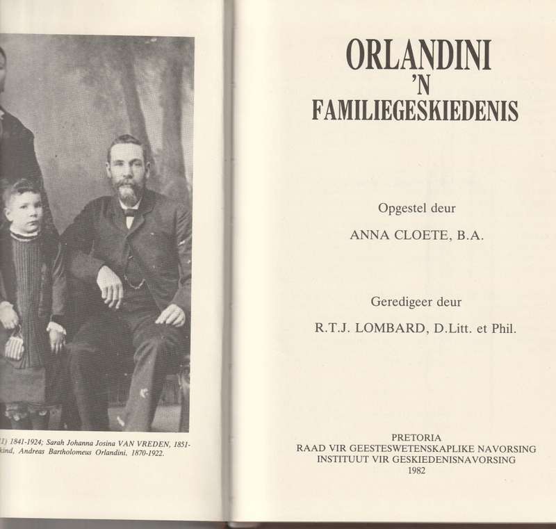 ORLANDINI `N FAMILIEGESKIEDENIS