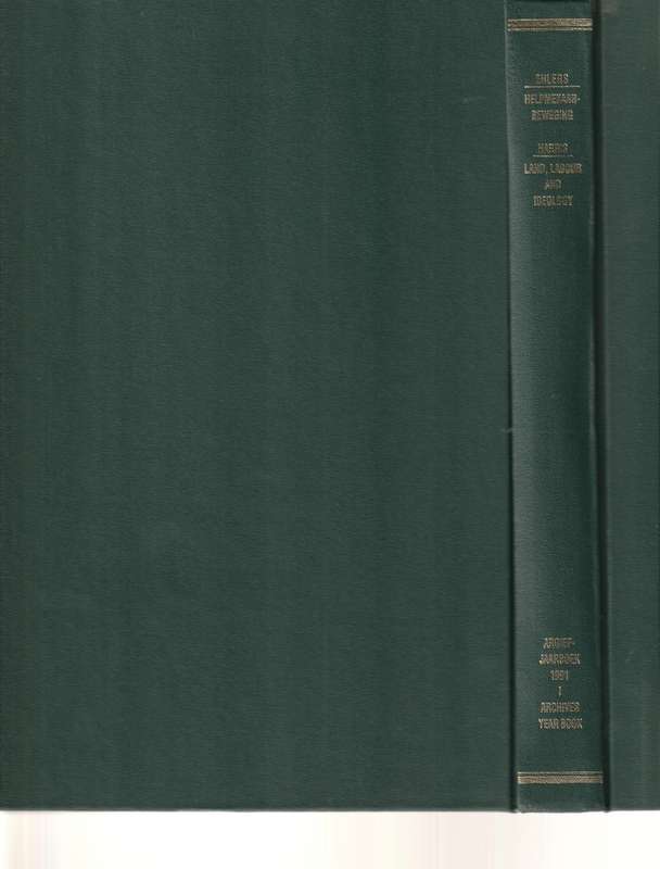 HELPMEKAAR BEWEGING, EHLERS ARGIEF JAARBOEK 1991 VOL.1,
