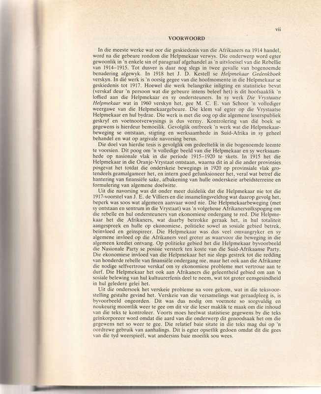 HELPMEKAAR BEWEGING, EHLERS ARGIEF JAARBOEK 1991 VOL.1,
