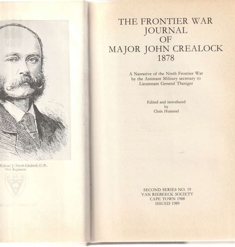 THE FRONTIER WAR: JOURNAL OF MAJOR JOHN GREALOCK 1878