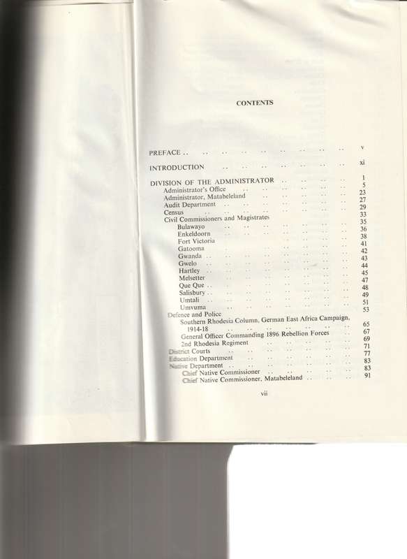 GUIDE TO THE PUBLIC ARCHIVES OF RHODESIA